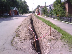 Строительство газопровода ст. Удобная ул. Ленина
